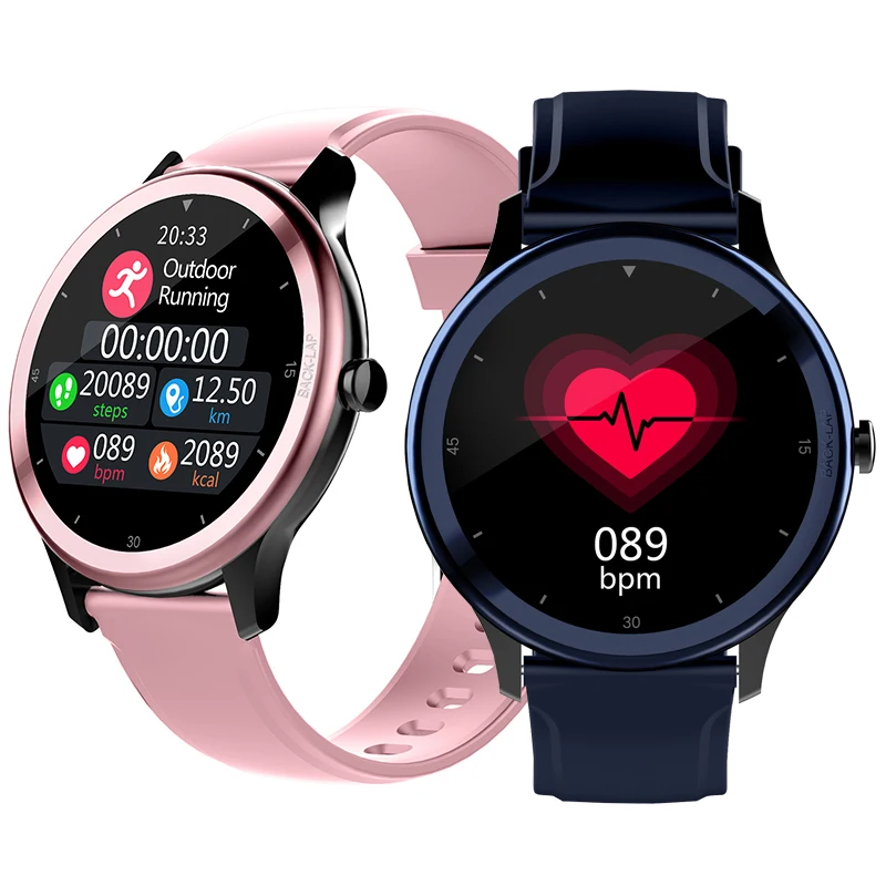 Men Fitness Tracker G28 Smartwatch IP68 Waterproof Round Screen Sports Smart Watch with Heart Rate Monitor Wearable Devices