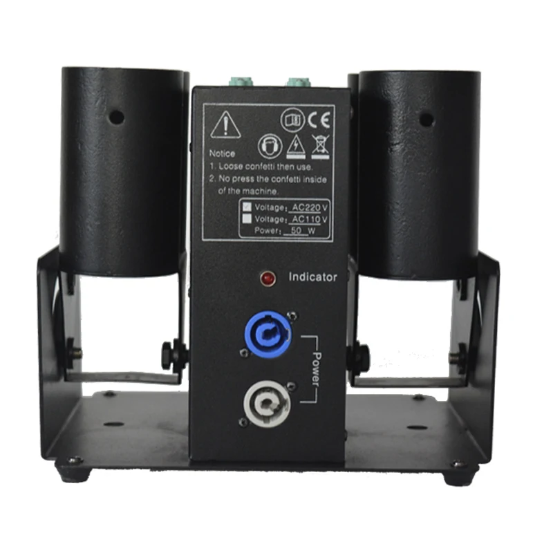 
stage dj disco equipment four shots confetti machine dmx for wedding confetti blower for club confetti launcher 