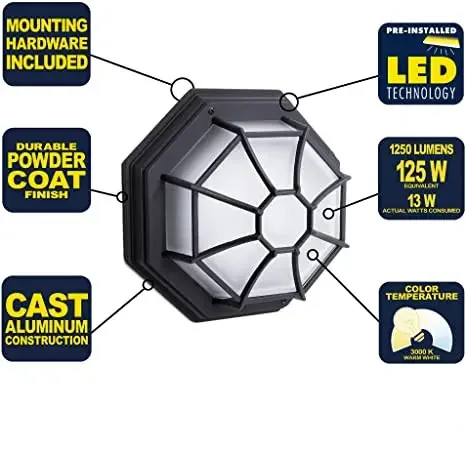 Outdoor American Aisle Courtyard Pavilion Villa   European Stairs Outdoor Small Balcony Light