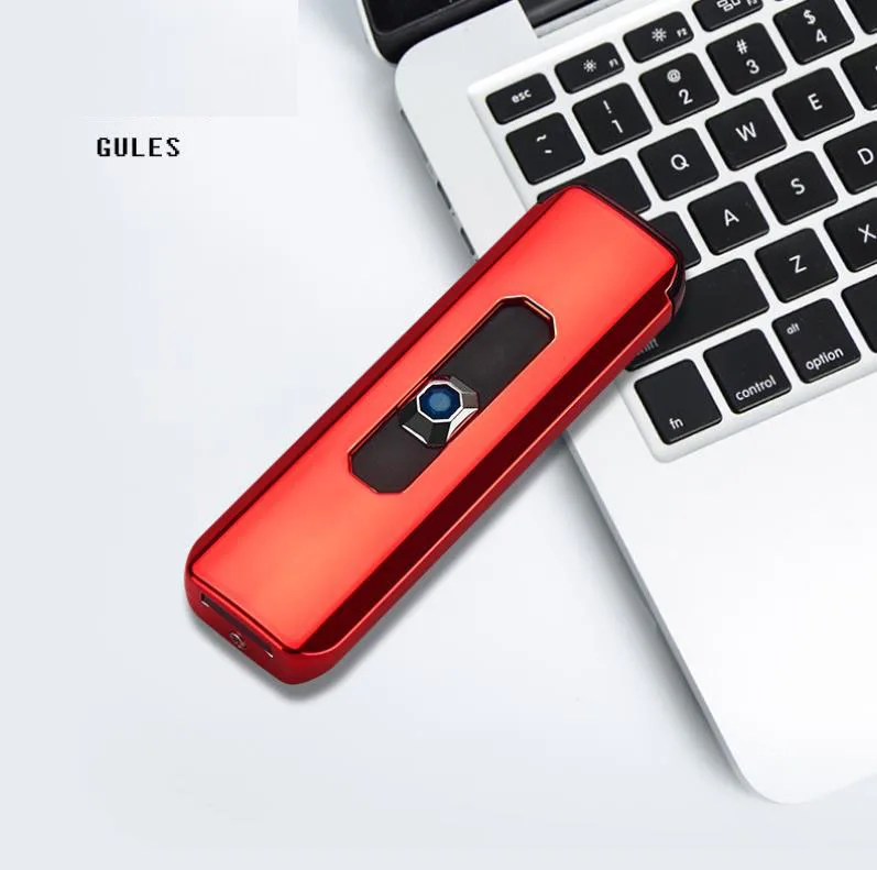 Electric USB Rechargeable Portable Windproof lighters Smoking Accessories Tools rechargeable electric lighter
