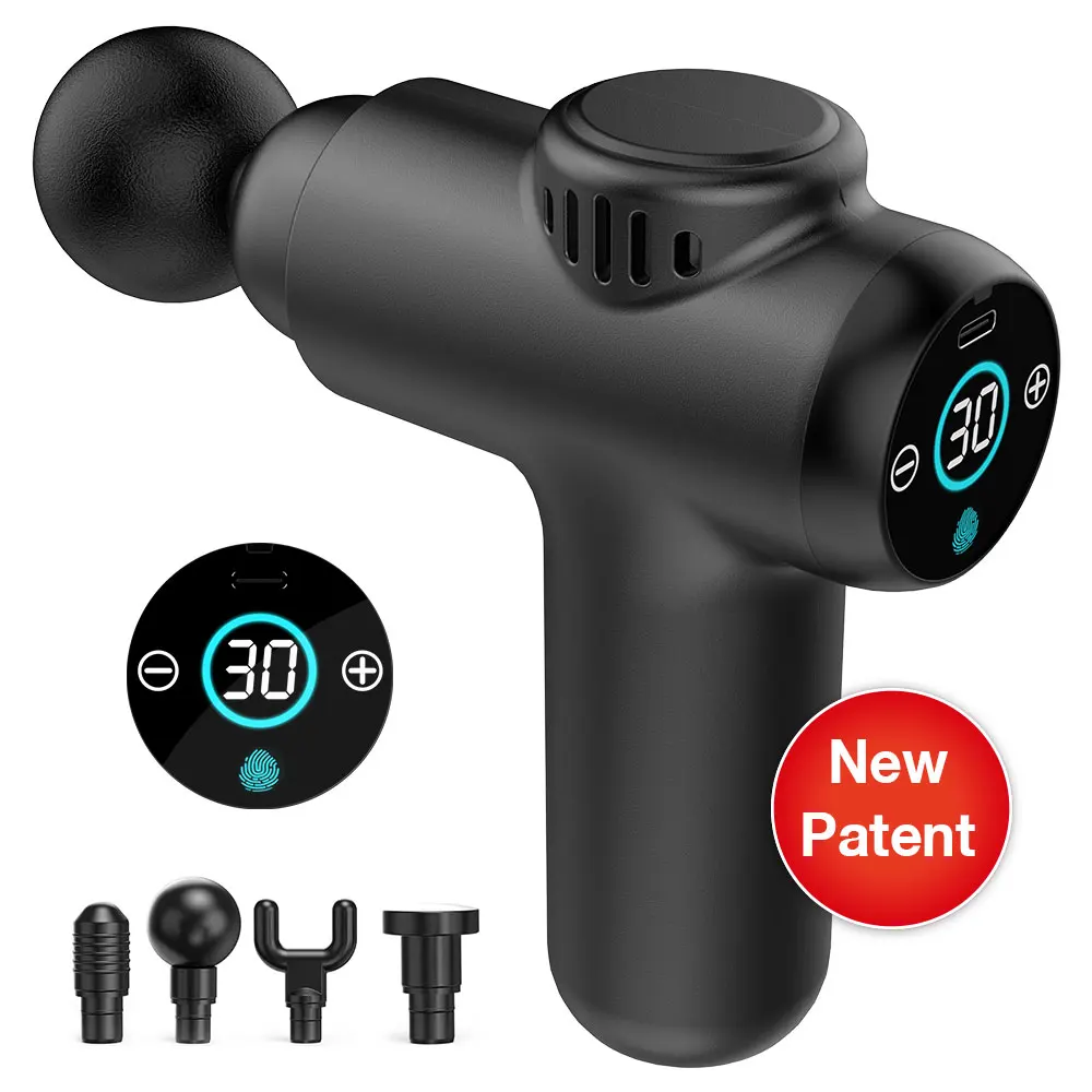 High Frequency Professional 6 Speed Deep Tissue Percussion Muscle Massager Infinity Machine Small Massage Gun