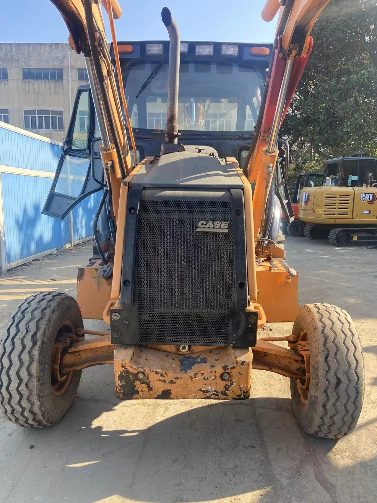 Cheap Sale 4 Driving CASE 580M 580M2 580N Used Backhoe Loader Hydraulic Mini Wheel Loaders ai