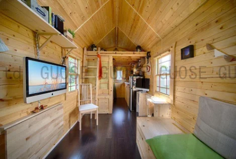 Small Tiny House Traveling Mobile Trailer House Prefabricated and Customized