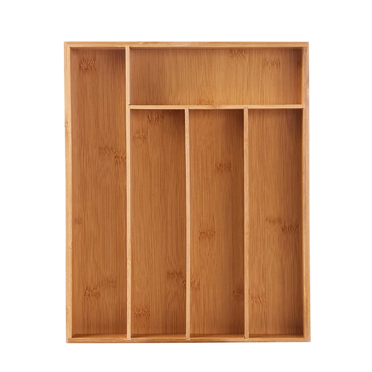 
kitchen wood knife Cutlery utensil bamboo organizer kitchen drawer 