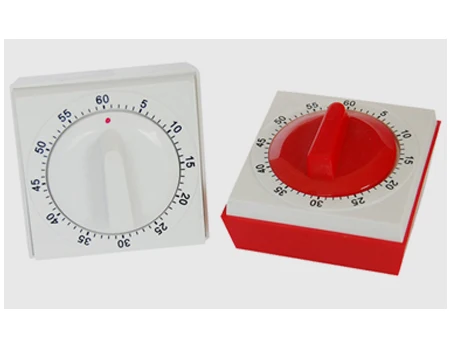 ABS Material 60 Minutes Countdown Timer Standing Function Mechanical Kitchen Timer