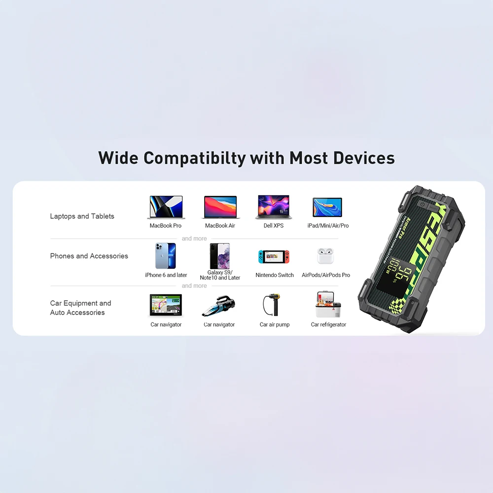 Yesper Armor pro model LiFePO4 Portable Power Station portable car power bank 240Wh fast charge for outdoor camping