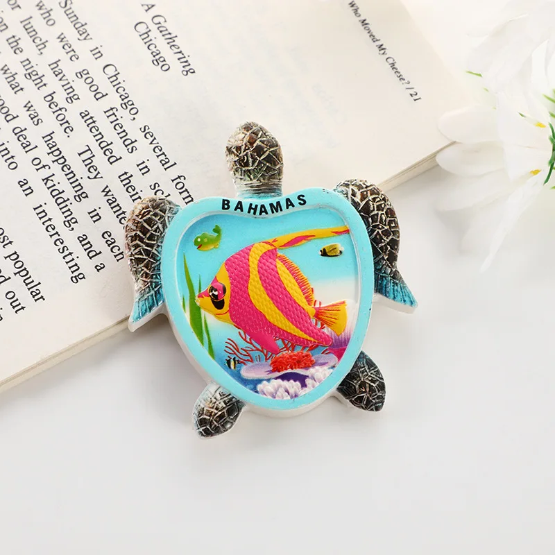 Customised DIY 3D Wholesale maldives sicilia bahamas Tourism Refrigerator magnet Resin World City Fridge Magnet For Souvenir