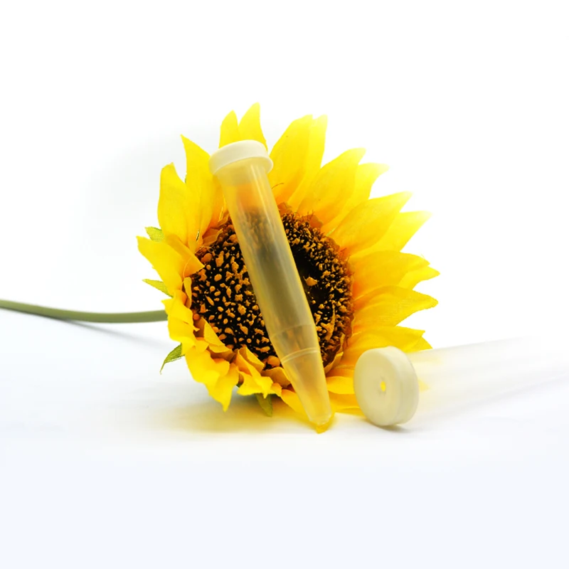 INUNION Factory Wholesale Plastic Clear 8cm  Fresh Picks Flower Water Tubes Vase Floral Water Vials For Flower Arrangements