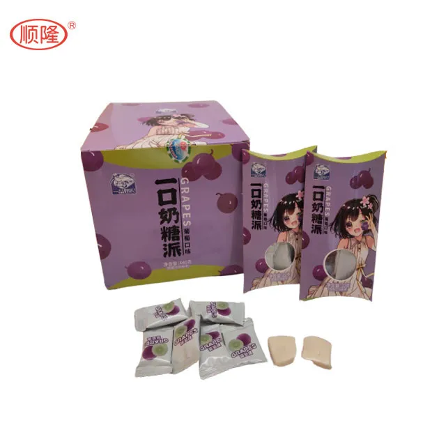 
Milk candy soft candy grape flavor Cream pie toffee candy 