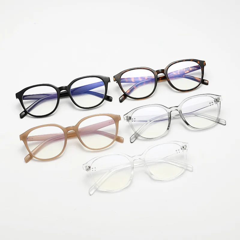 Brands 2024 Modern Plain Fashion Designer Custom Anti Blue Light Hinge Square Frame Glasses Women Eyeglass Frame