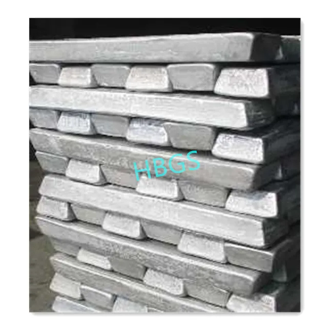 Zinc Ingot Astm B418-95 99.99% Pure Zinc Anode Ingots For Boats Anti-corrosion Anode Zinc Ribbon