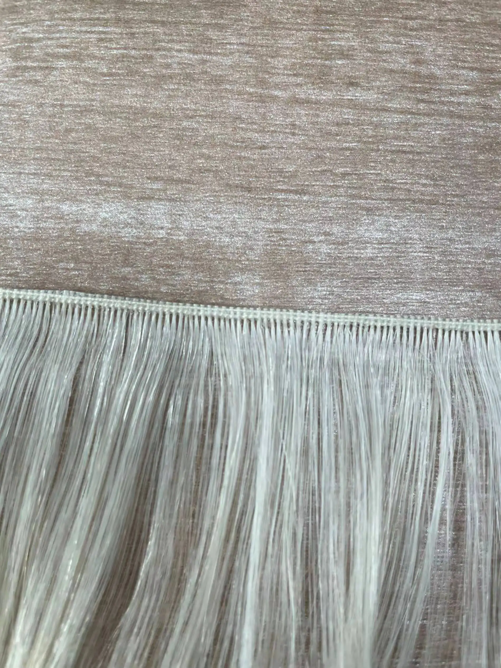 Professional new hair extension product handtied invisible genius weft with double drawn thick end