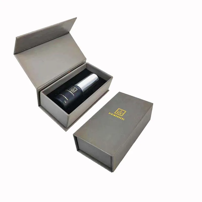 New 2024 hot sale luxury paper tube box paper Magnetic suction box for perfume essential oil Luxury advanced