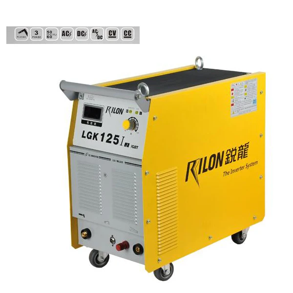 380V/125A Rilon LGK-125IJ tig mma cut air welding plasma cutter cutting machine