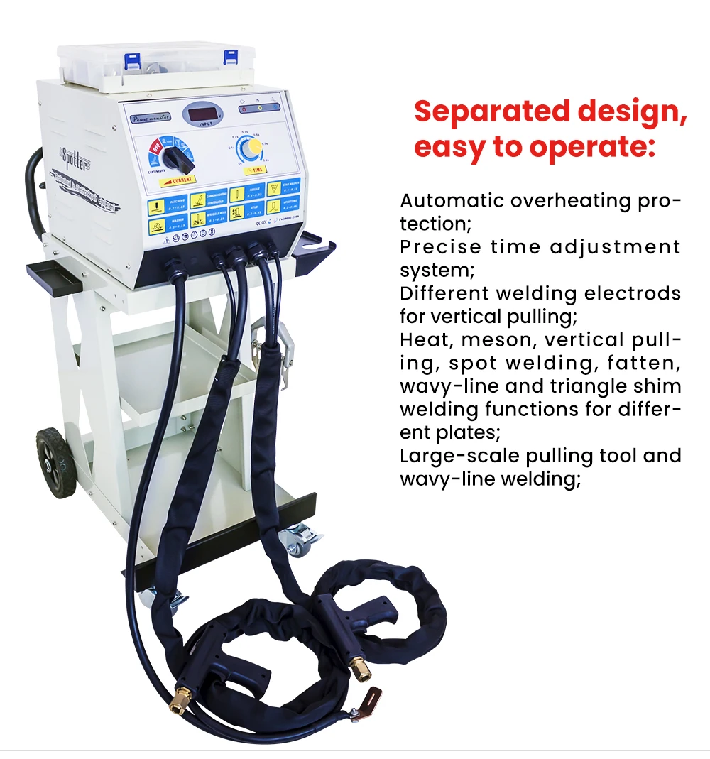 paintless dent removal kit spoter pdr tools dent repair auto body frame repair dent pulling tools car body