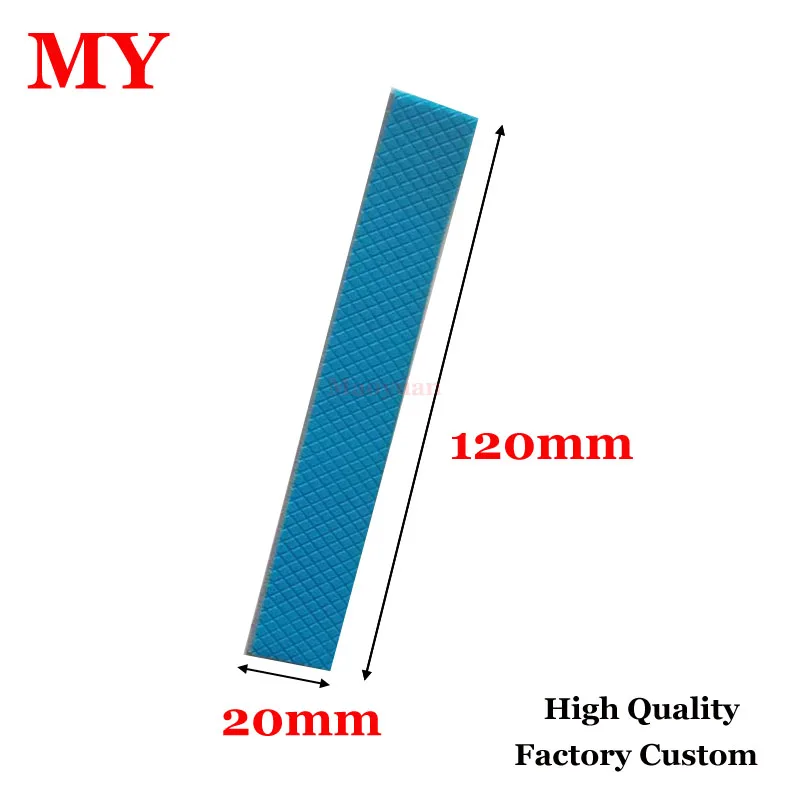 Hot selling 2W-17W thermal silicone Insulation Pad for gpu cpu cooling pad 0.3-14MM Low thermal resistance