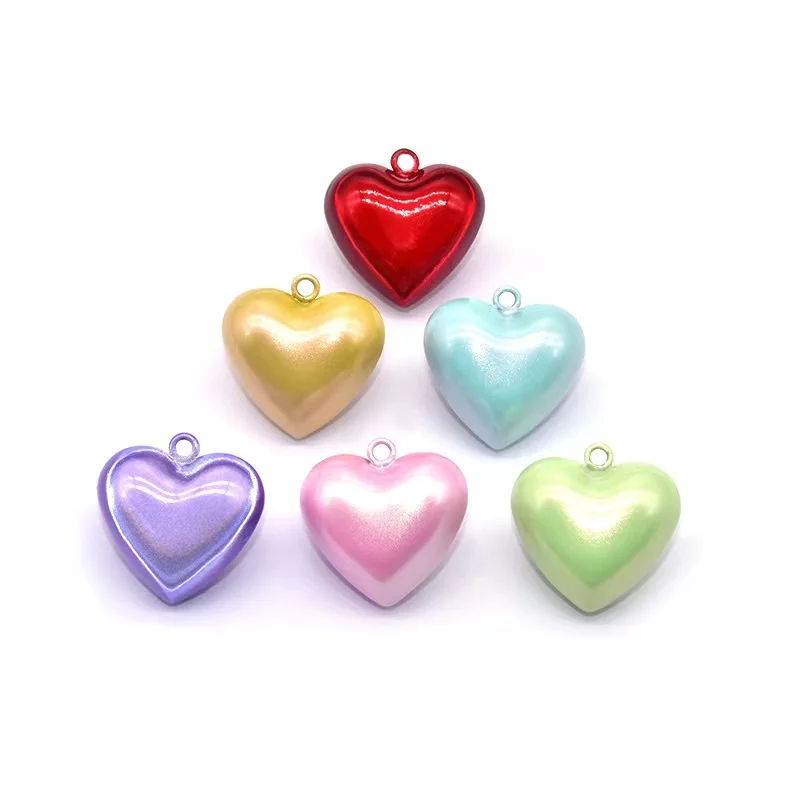 
Diy heart-shaped small brass bells seamless welding bell decorative bells 