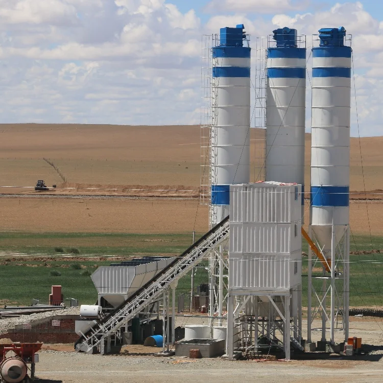 Top brand Automatic 25-240m3/hr China manufacturer modular concrete batching mixing plant price