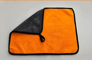 30*40CM 800GSM double sided thickening uper velvet microfiber water absorbent waxing cloth car cleaning wash towels