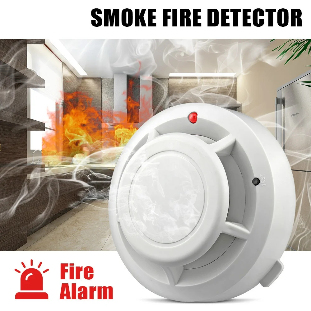 Independent Fire Smoke Sensor High Sensitive Smoke Detector Alarm For Your Home Security Protect Your House