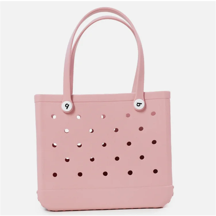2024 Hot Selling Fashion Handbags Bogg Bag Silicone Beach Washable Eva Bogg Bag Totes For Women