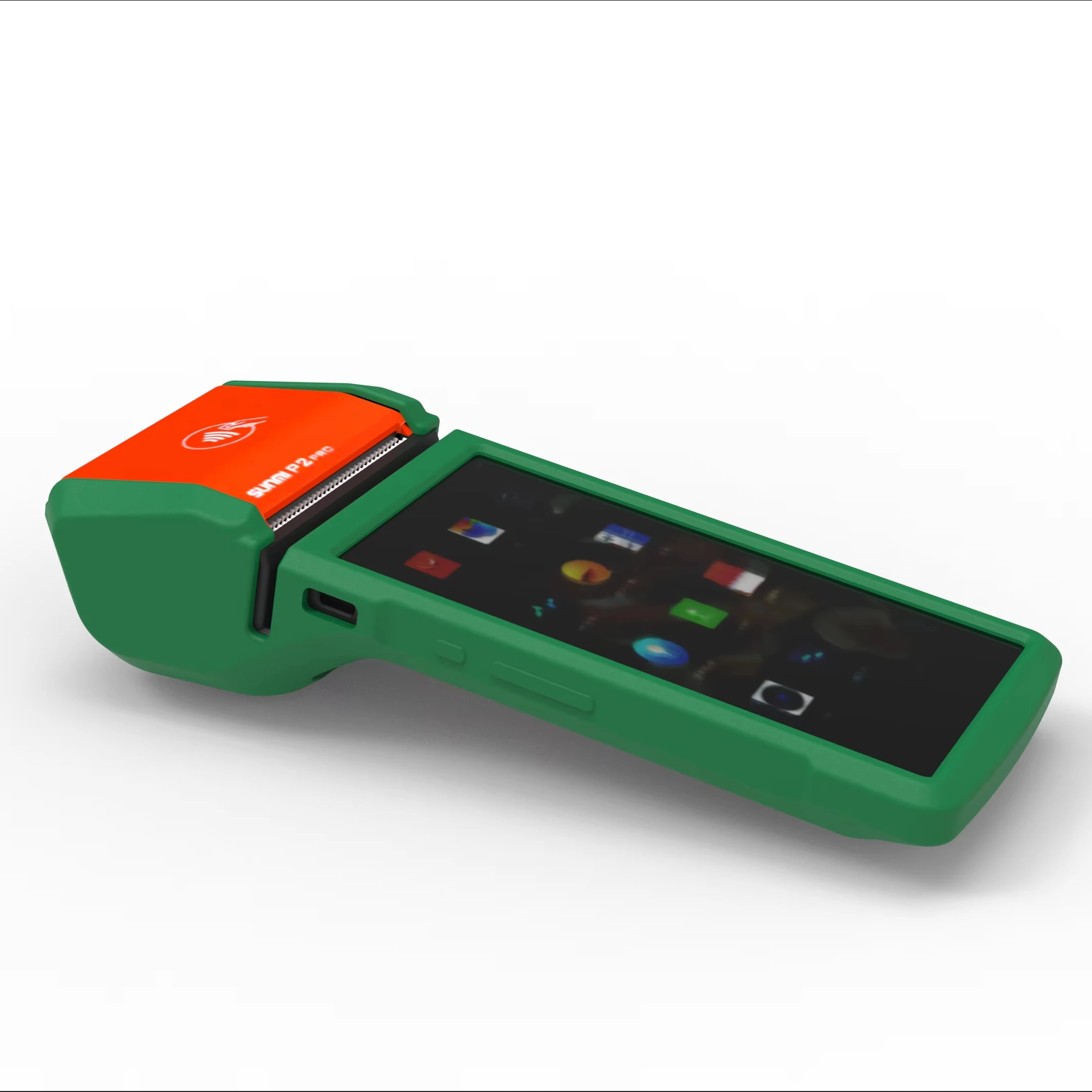 For Sunmi P2 PRO handheld POS Terminal Silicone Shockproof Case Cover skin Printing Sleeve