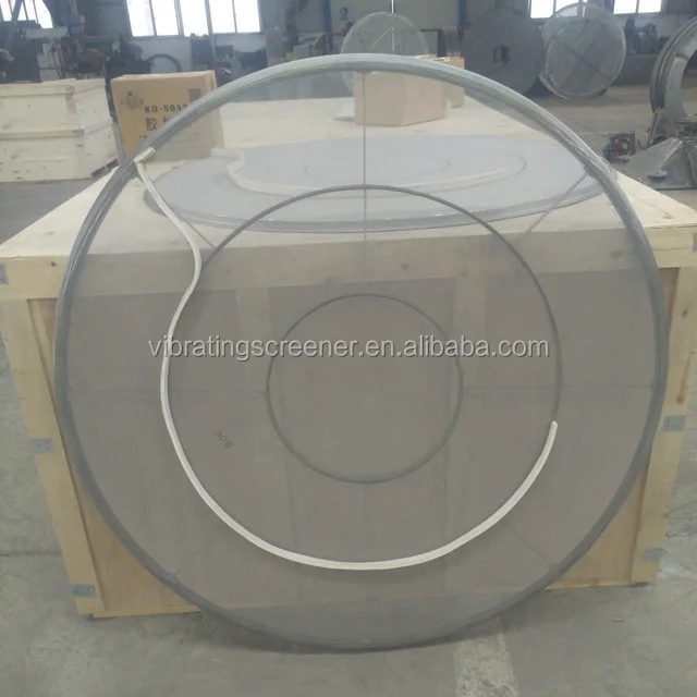 Diameter 2000mm tumbler screen vibrating sieve machine for grading mica calcium carbonate diatomaceous earth
