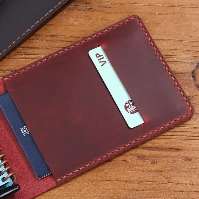 Golf Score Card Holder Personalized Real Leather Notepad Cover Outdoor Sport Score Card Holder Covers