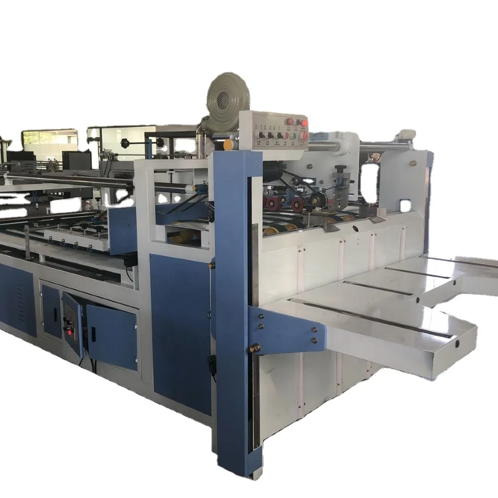 Полуавтоматическая машина для склеивания гофрированных картонов