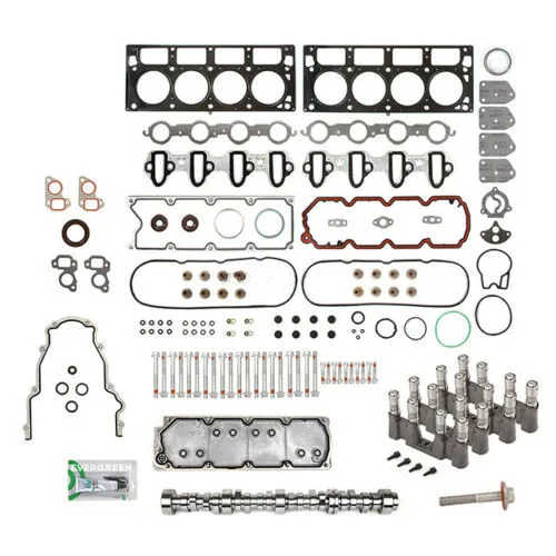 For Silverado Chevy 5.3 AFM DELETE KIT CAMSHAFT GASKETS BOLTS LIFTERS COVER 2007-2013