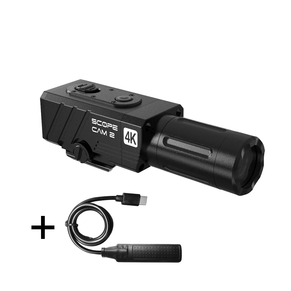 RunCam 4K охотничья Экшн-камера ScopeCam2 Водонепроницаемая ударопрочная камера с зумом со встроенным креплением на рельсах