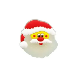 wholesale custom luxury PVC bulk kids keychain light up crocs charms christmas croc charms