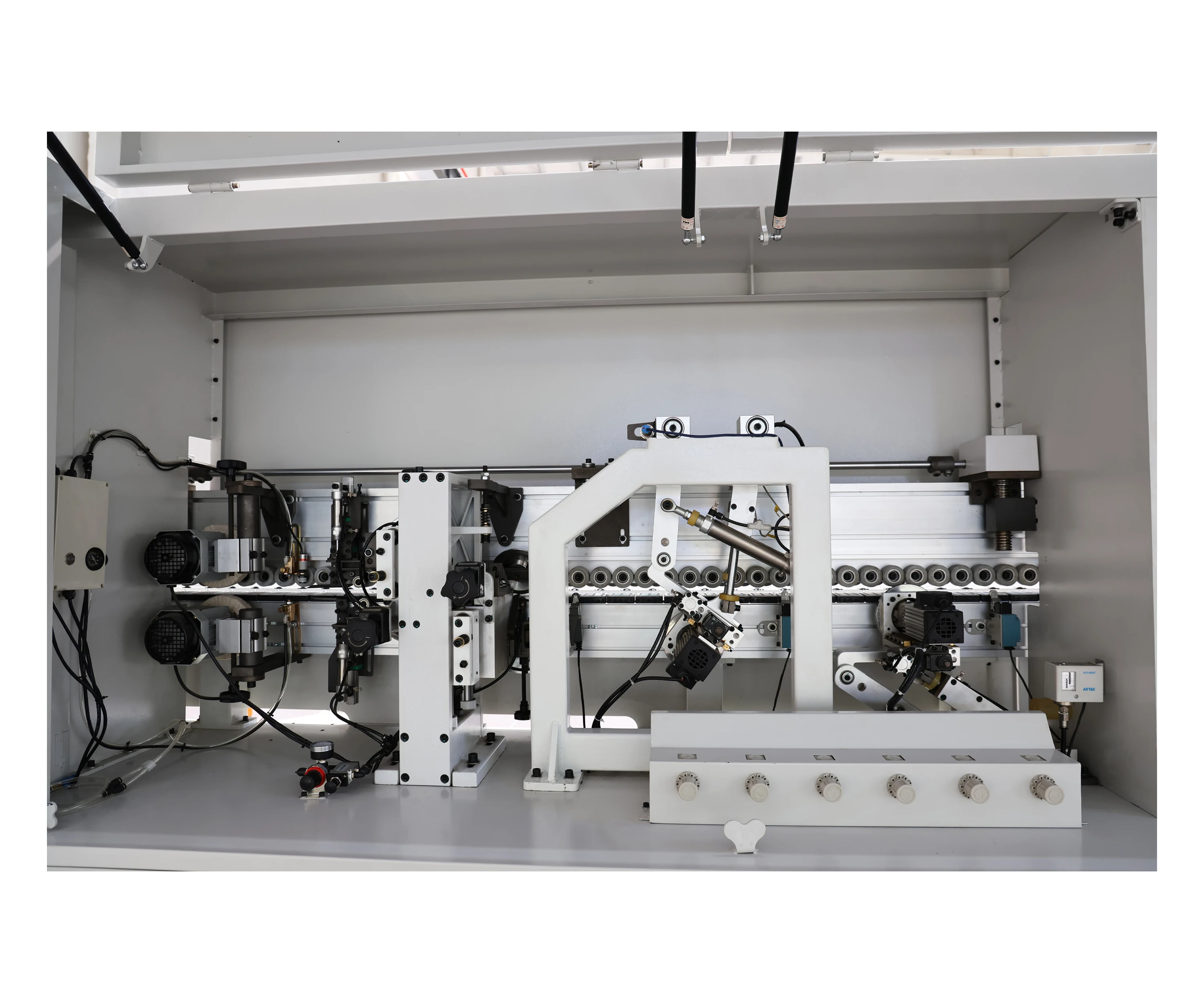 JYW-803C High-Speed Automatic Edge Band Machine Cabinet Production Woodworking Manufacturing Plant Featuring Essential Motor PLC
