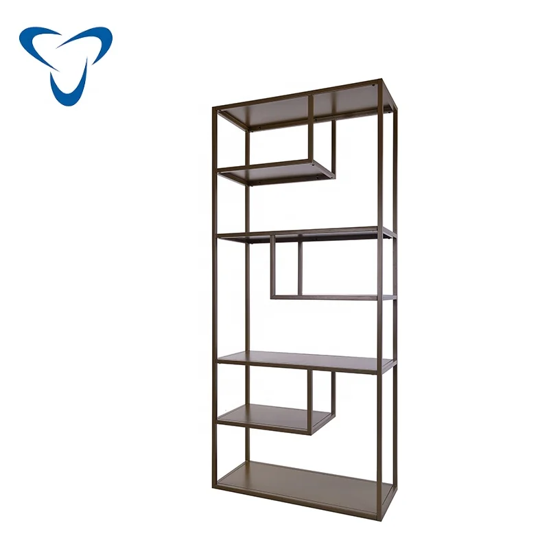 Office Metal Storage Cabinet Decor Books Filing Display Shelf Factory Low Price Furniture School Magazine Stand Steel Shelves