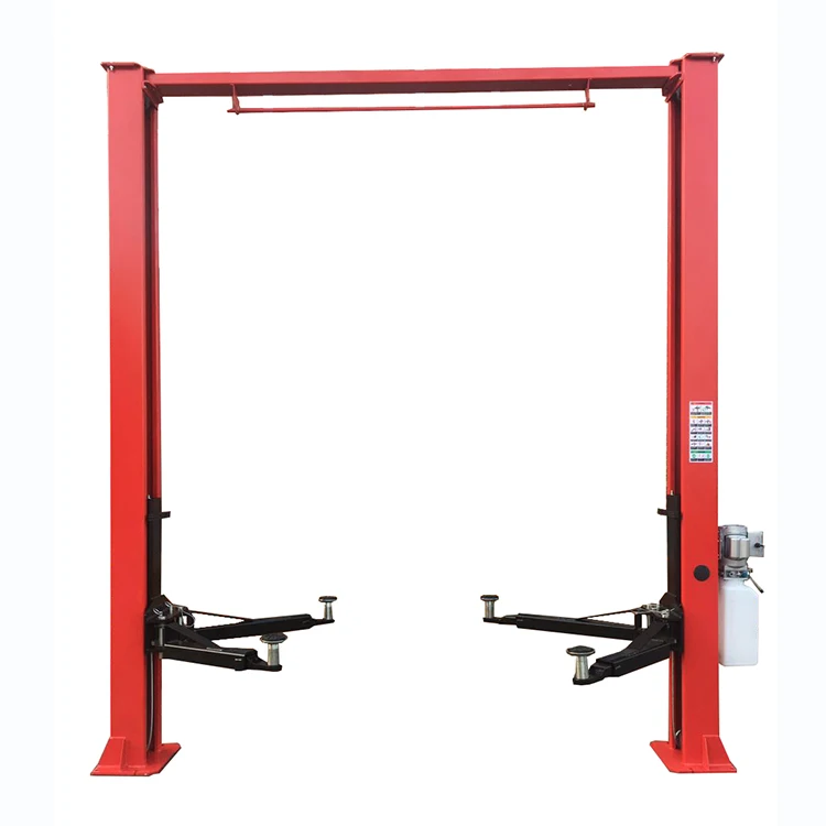 4 ton lifting 2 post floor  car lift / car lifter jack / car lifter