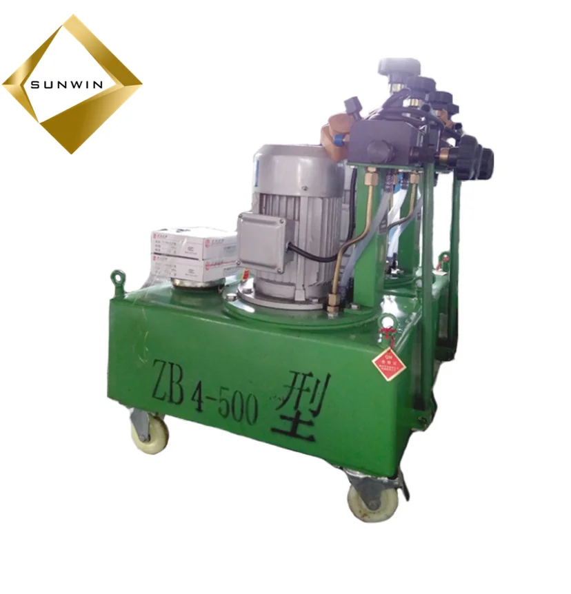 ZB4-500 Prestressed oil pump for stressing jack electric oil pump