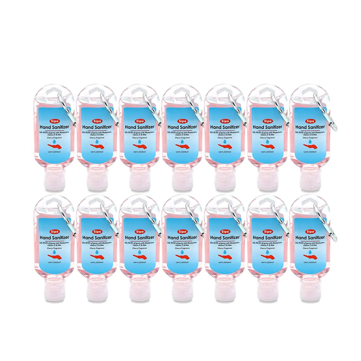 1.69oz Travel Size Portable Moisturizing keychain Hand Sanitizer for School