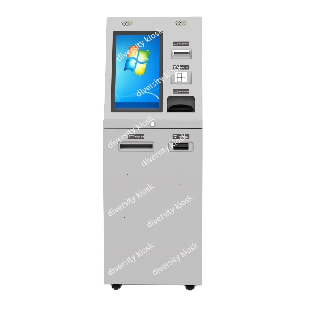 Central Control Internal Safety System Bank ATM Cash Withdrawal and Deposit ATM Machine Anti Hacker Invade