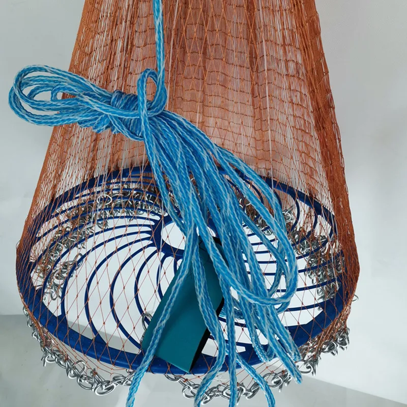 Thailand Brand Mesh Fishingnet Cast Net Casting American Style Nylon Fish for Wholesale