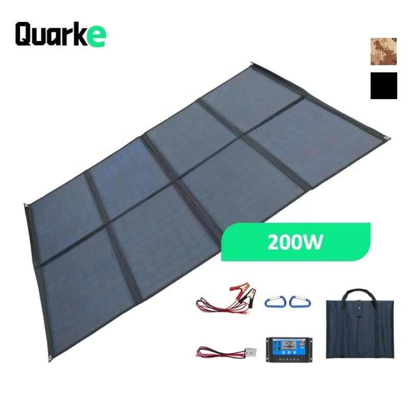 Manufacturer Price Folding Portable Solar Panels 200w Foldable Solar Panel for Outdoor Camping
