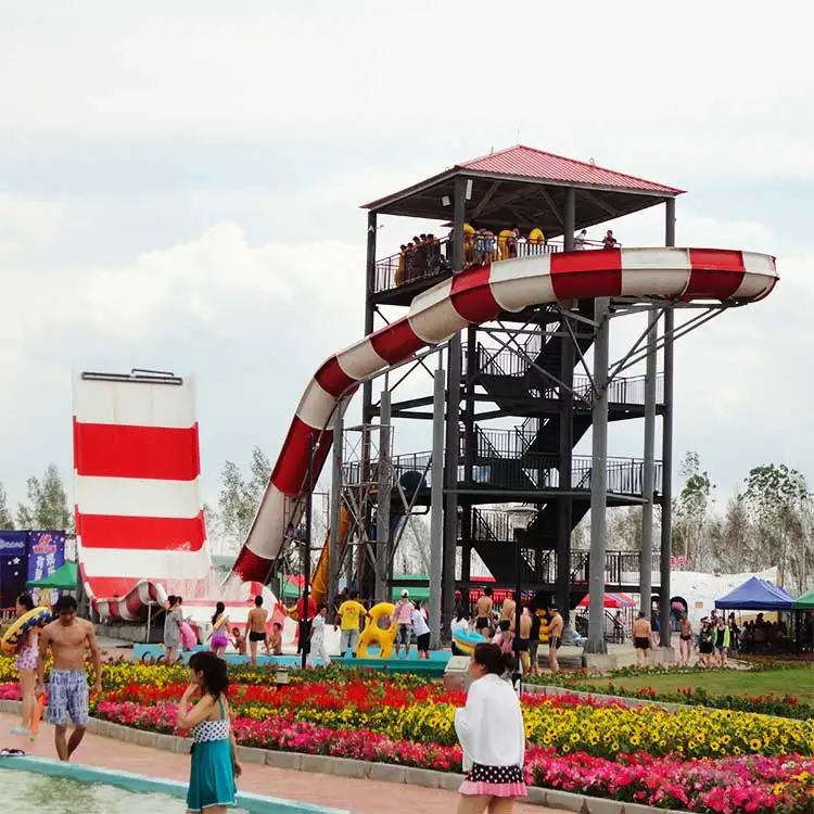 
Custom water Rafting Waterslide Amusement Park 
