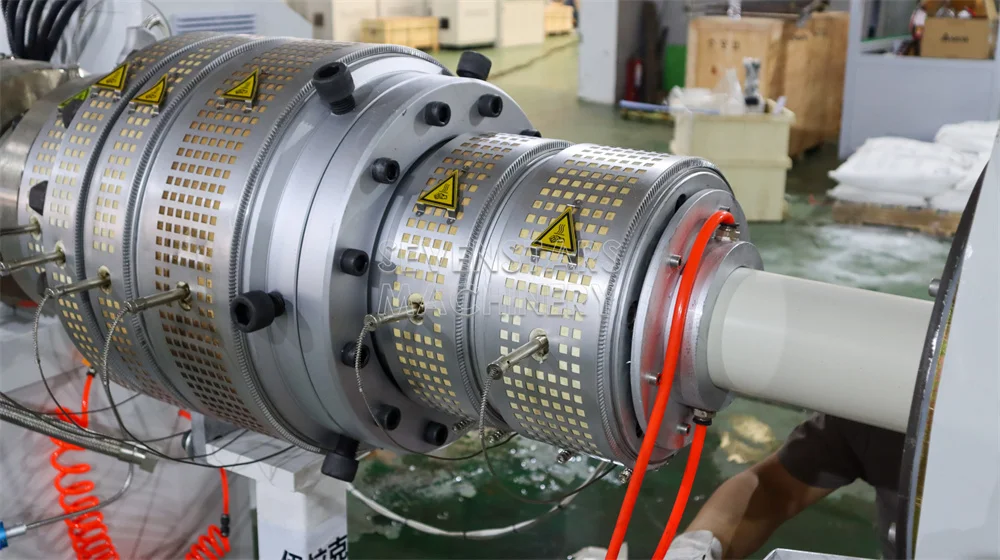 Sevenstars Electric Conduit PVC Pipe Extrusion Line with Double Screw Extruder Machinery Factory Price