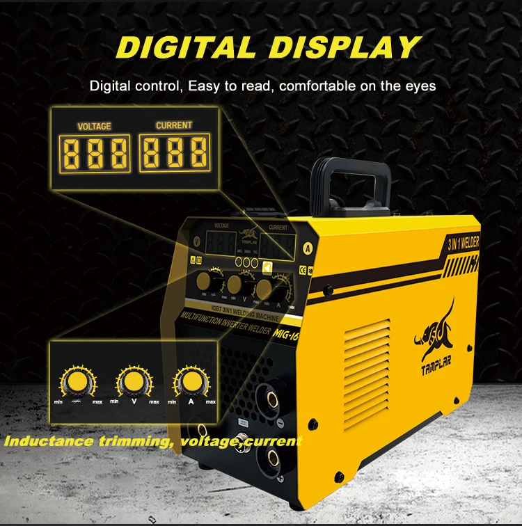 5 кг 140A 220V 3 в 1 МиГ сварочный аппарат Tig Mma Профессиональный дешевизна алюминиевый Сварка металлическим электродом инертном газе фабричного производства металла Gasless Многофункциональный сварщик