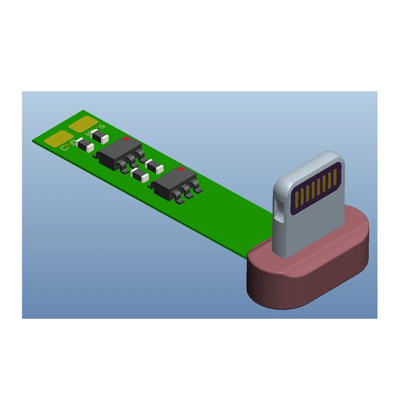 iphone lightsync male and female for battery casel ightning plug connector pcb flexible fpc