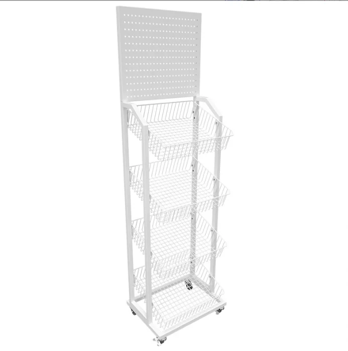 Customized Supermarket Convenience Store Small Cosmetic Socks Porous Display Shelf Hole Board Removable