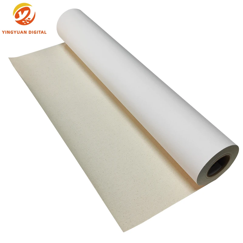 380gsm 24/36 inch 100% Cotton Digital Printing cloth White Matt Artist Inkjet Art Canvas Roll for giclee