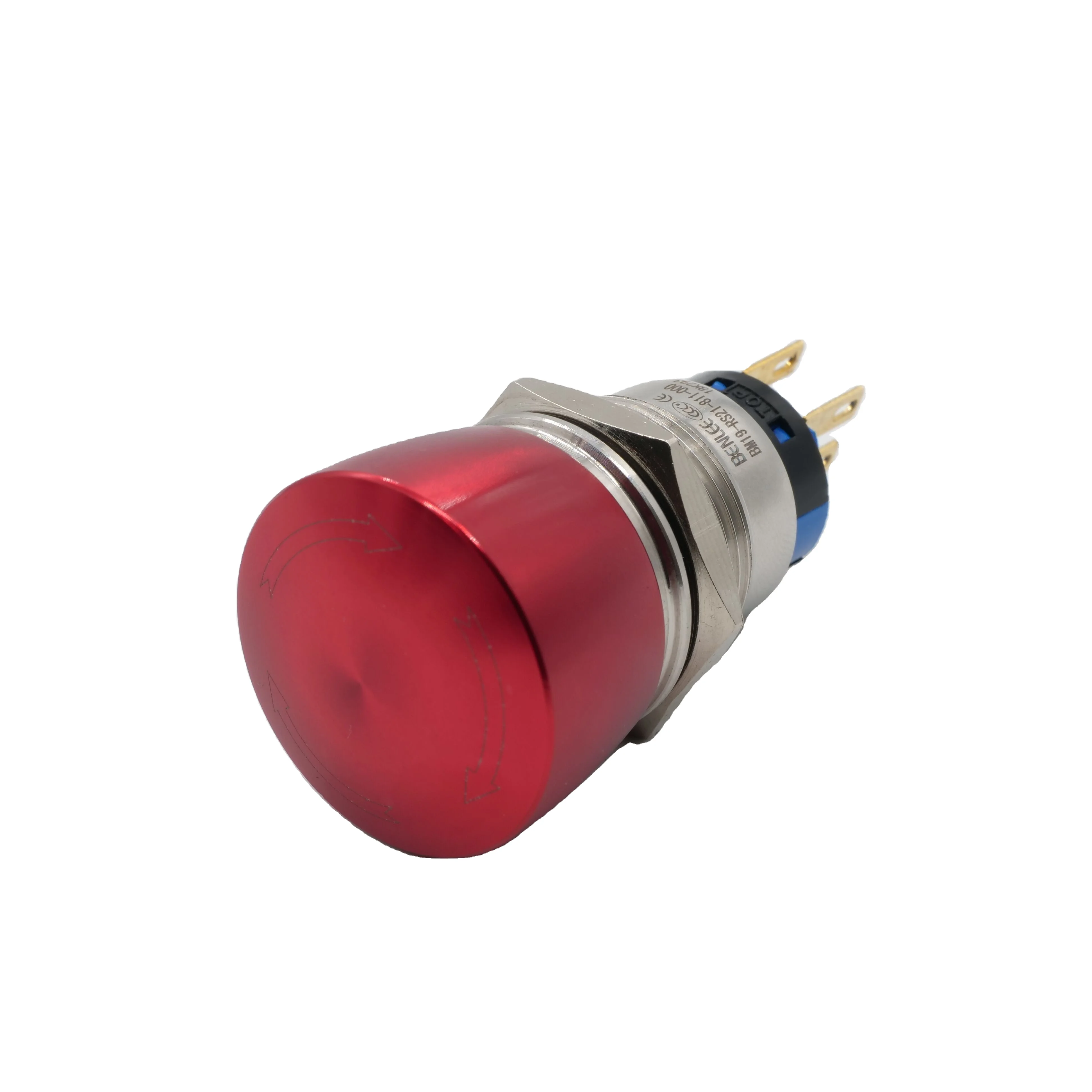 Wholesale price IP65 Benlee 22MM metal emergency stop button Momentary Push button Switch