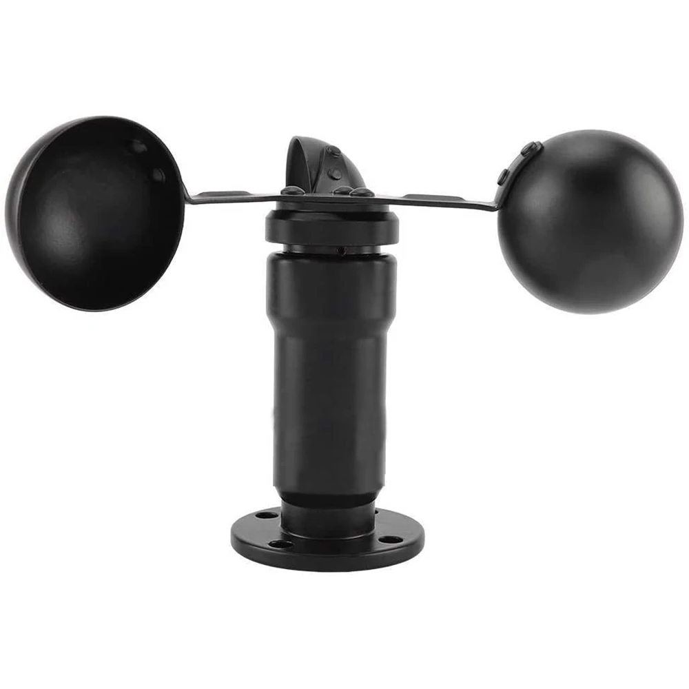 Outdoor Detection Wind Speed Anemometer Pulse Signal Output Aluminum Alloy Sensor Meteorological Monitoring Project Construction