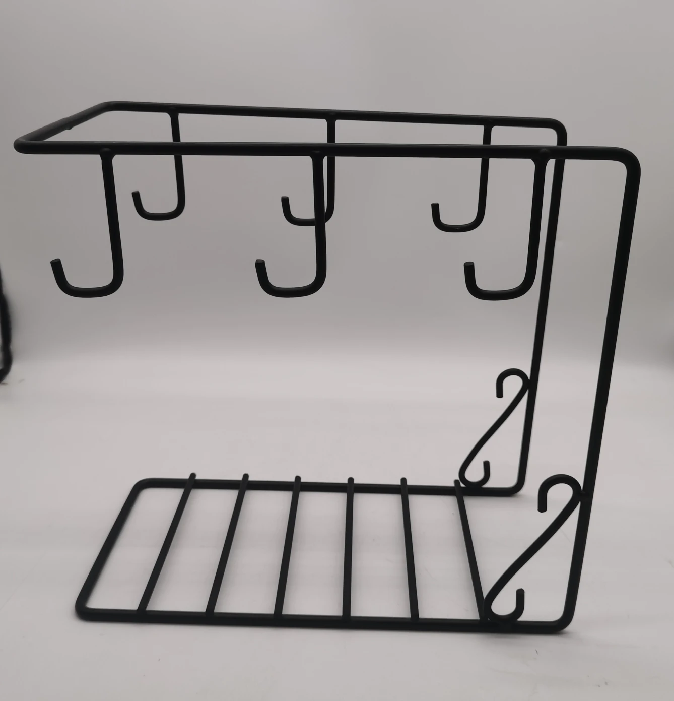 Металлическая полка для посуды кружки и тарелок кухонный держатель хранения металлический стеллаж металлические кухонные аксессуары