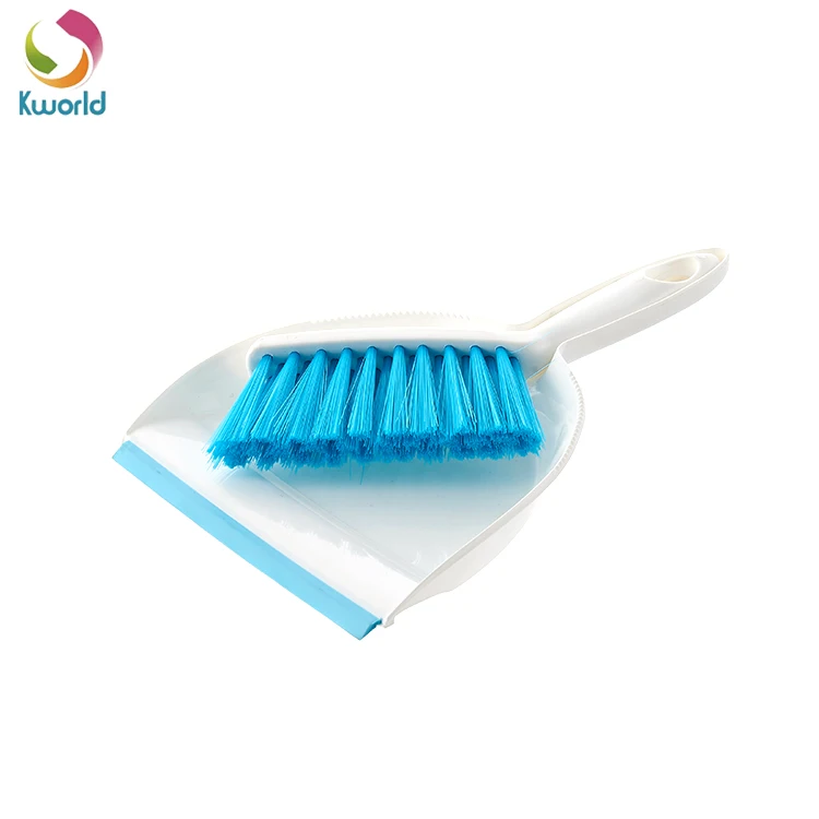 Kworld Wholesale Multifunctional Laptop Cleaning Plastic Hand Small Mini Broom And Dustpan Set with TPR Lip For Home